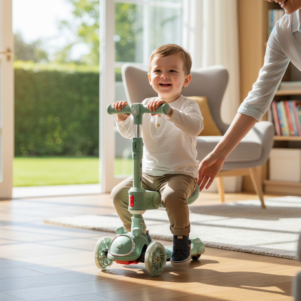 Scooter SWIFTIE monopatin luz led y musica plegable LORELLI Scooter SWIFTIE monopatin luz led y musica plegable LORELLI