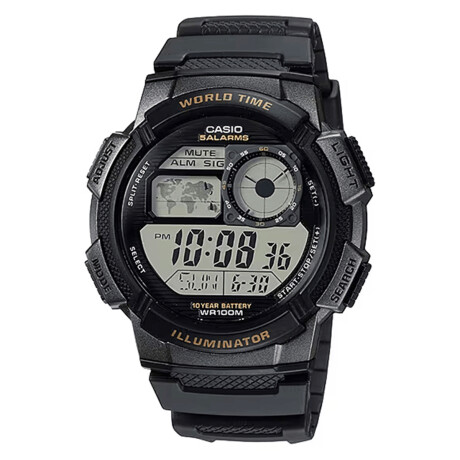 Reloj CASIO AE1000W-1AVDF Resina Negro Esfera 48mm 0