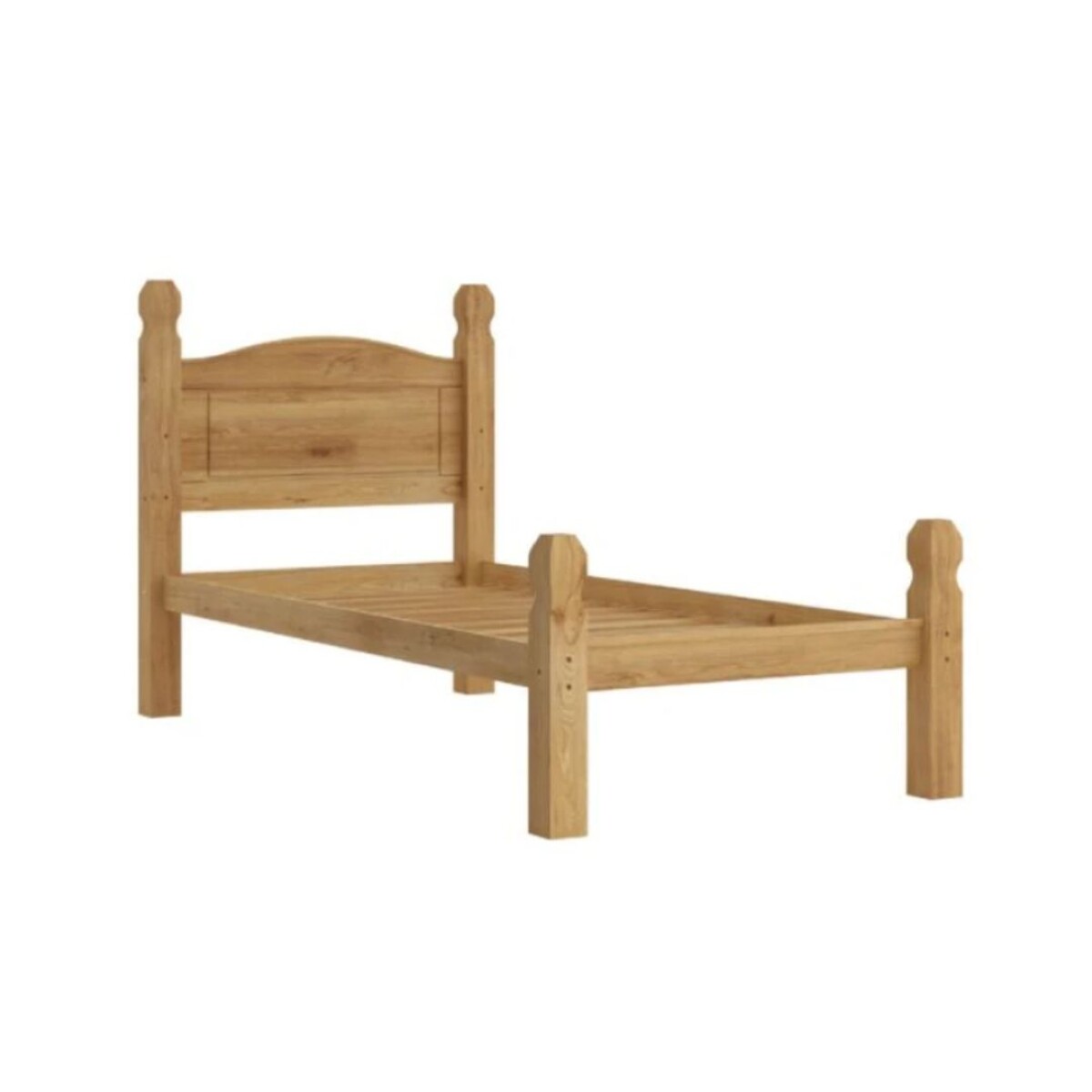 Cama 1 Plaza Madera Maciza Linea Mexicana 