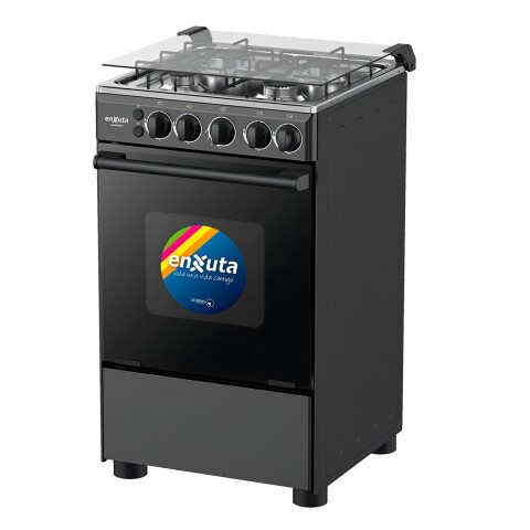 Cocina Multigas Enxuta Con Luz 9504n Encendido Color Negro Cocina Multigas Enxuta Con Luz 9504n Encendido Color Negro