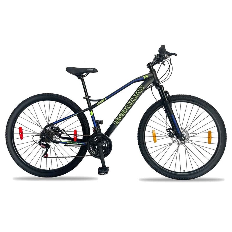 Bicicleta Baccio R.29 Hombre Mtb Alpina X F/disco Negro/verde