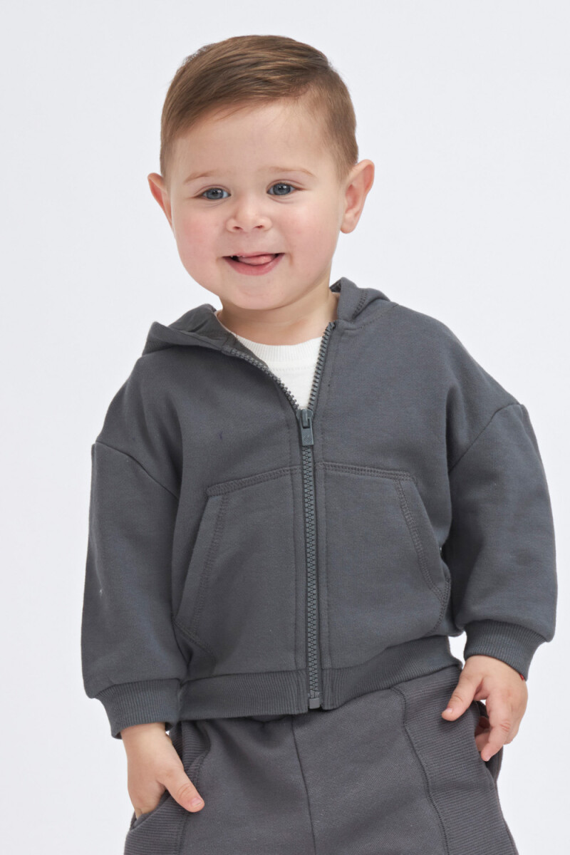 Chaqueta deportiva Gris Oscuro