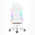Silla Gamer Con Luces Led Ergonomica Escritorio y apoyapies con Cuero Sintético Imback Color Blanco Silla Gamer Con Luces Led Ergonomica Escritorio y apoyapies con Cuero Sintético Imback Color Blanco