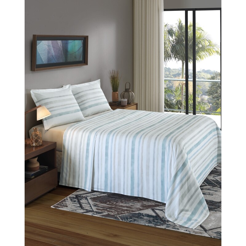 Juego de Sábanas Estampadas Queen Size Dohler Yumi 180 Hilos 100% Algodón Juego de Sábanas Estampadas Queen Size Dohler Yumi 180 Hilos 100% Algodón