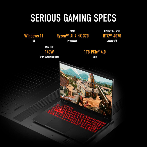 Asus Tuf Gaming A16 Ryzen 9 32gb Ddr5 1tb Ssd (fa608up-a16.r95070) NOTEBOOK ASUS A16 RYZEN 9/32/1/5070 DF