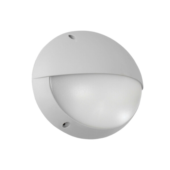 Plafón LED oval gris IP66 E27 330x230mm MADDI-HL FL0470X