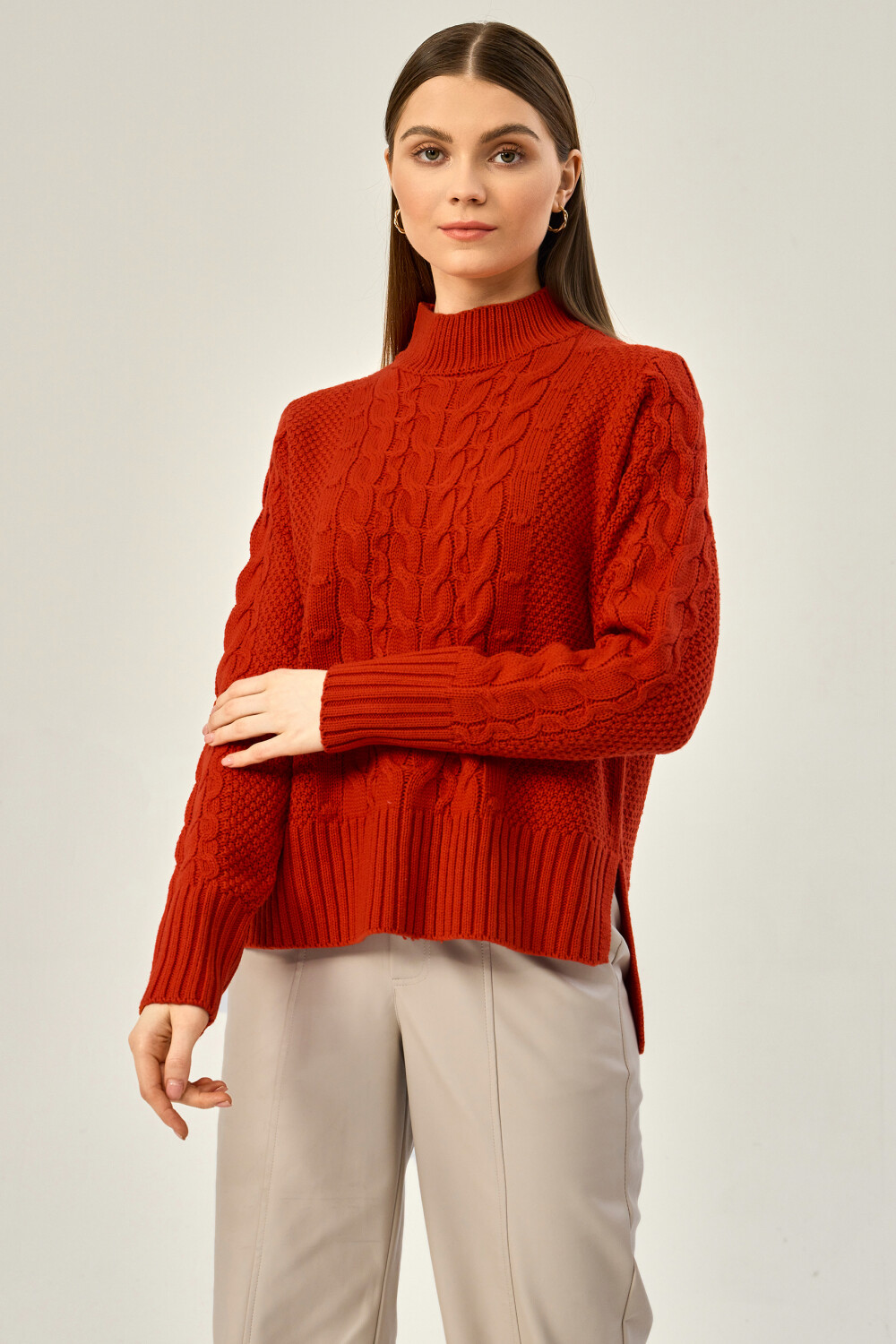Polera Silveyra Naranja Oscuro