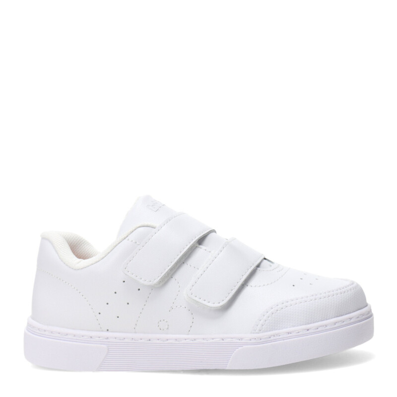 Championes Infantiles Bibi Colegial Velcros Blanco