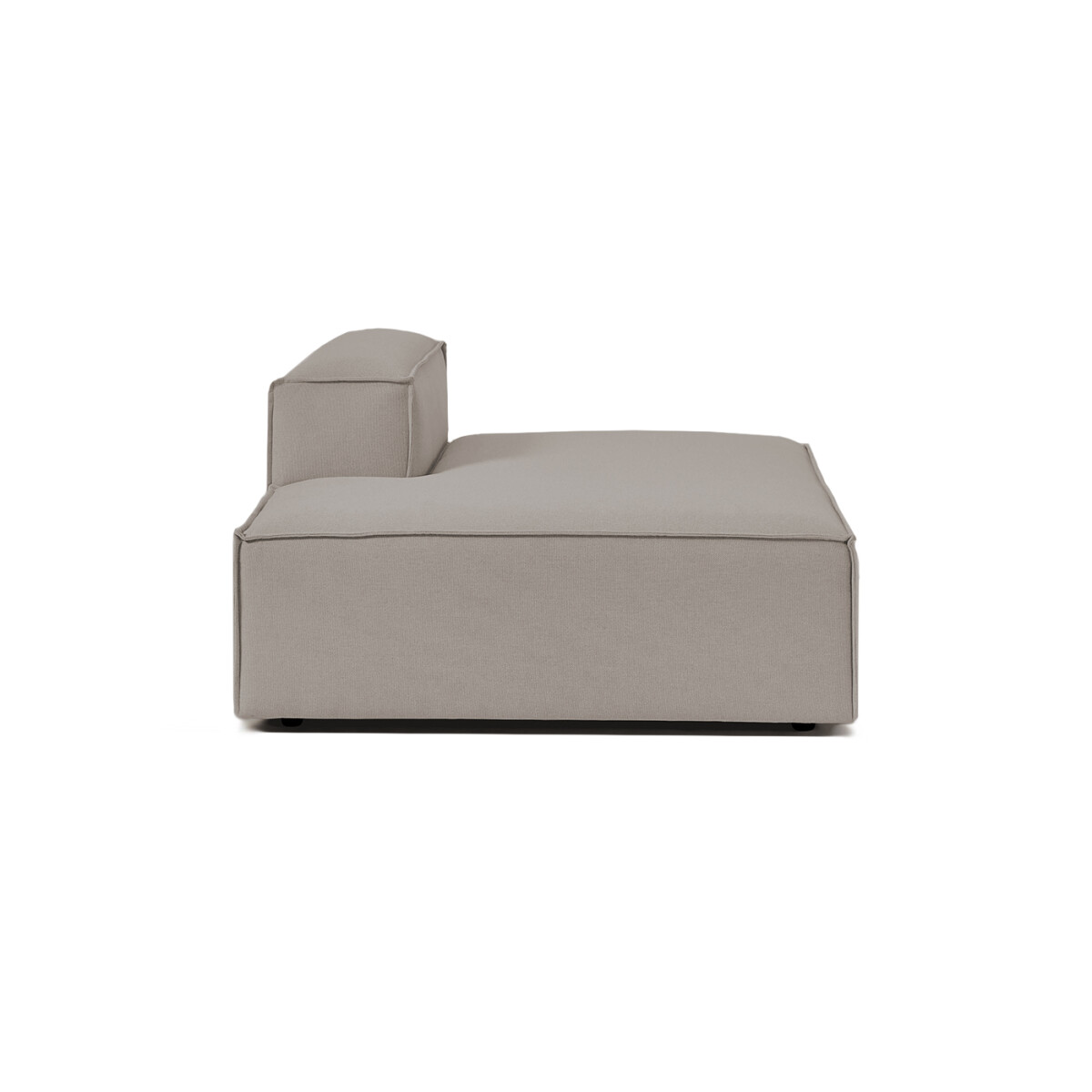 Sillón Nicole Chaise Lounge Simple Izquierdo - Gris 