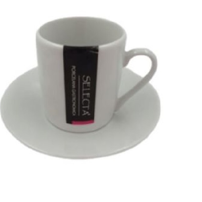 Taza 90ml. Selecta con plato Taza 90ml. Selecta con plato