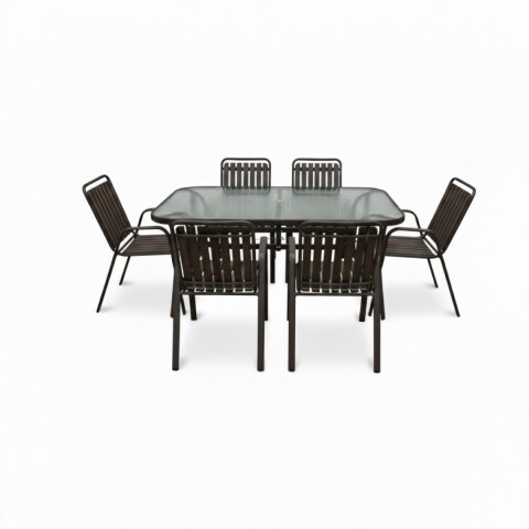 JGO MESA NEGRO P/JARDIN 7PZAS Unica