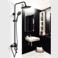 BARRAL DE DUCHA CON GRIFERIA - NEGRO BARRAL DE DUCHA CON GRIFERIA - NEGRO