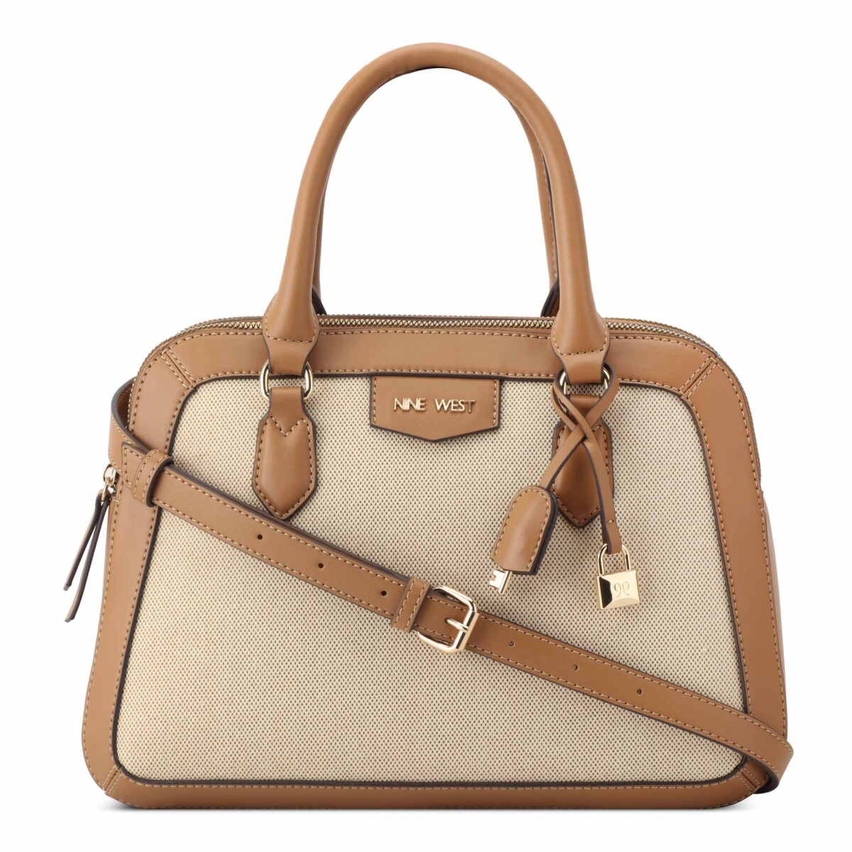 Satchel Hb Cibrina Dome - Natural Dark Camel 