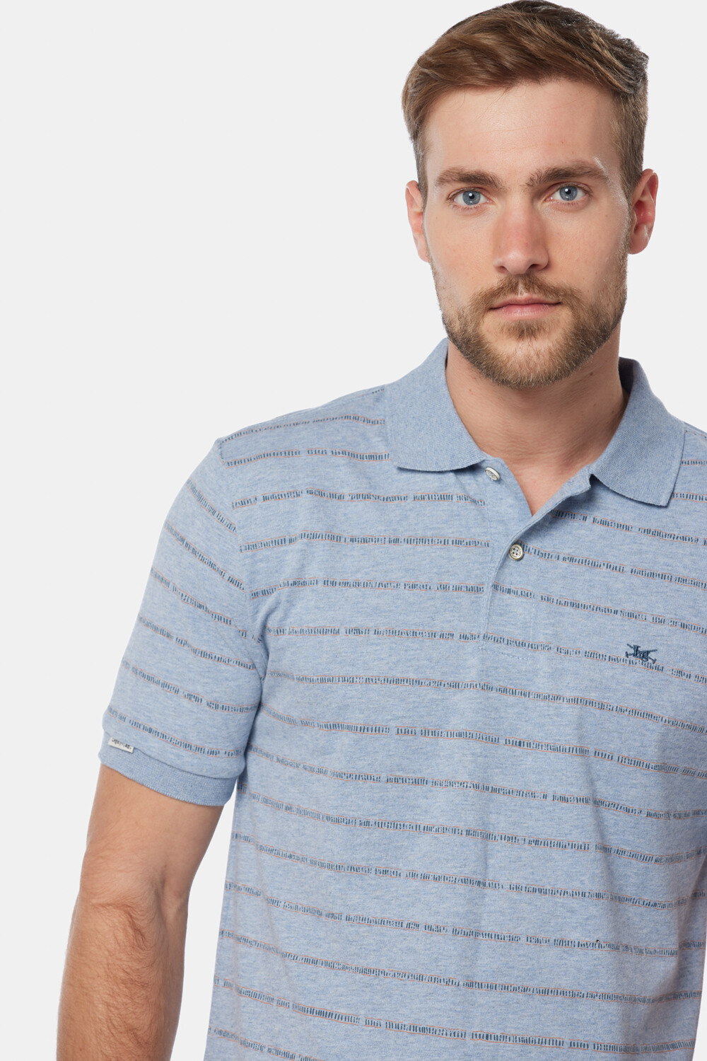 REMERA POLO ESTAMPADA Denim