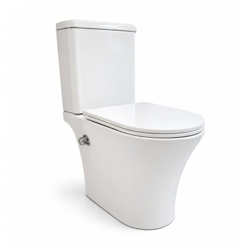 Inodoro largo con mochila y bidet Mirage Blanco Inodoro Largo Con Mochila Y Bidet Mirage Blanco