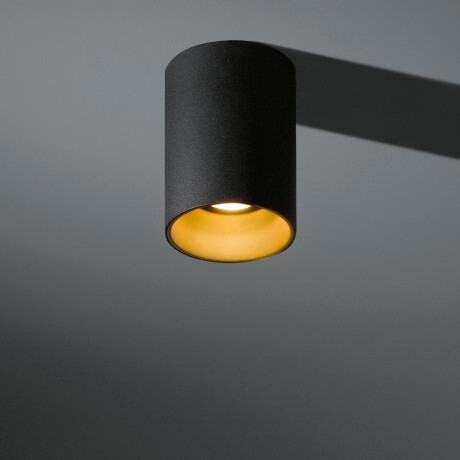 Aplique Para Techo Cromado Interior En Dorado 1 Luz Cromado Negro-Dorado