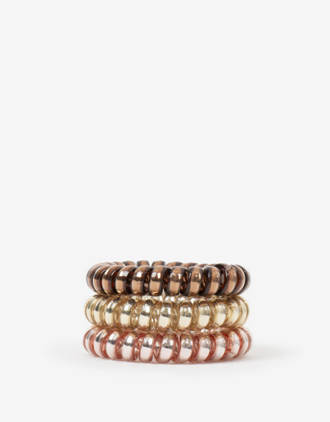 Gomitas Elásticas Sets Cable Set De Gomitas Cable Metalizadas - Combinacion Tricolor