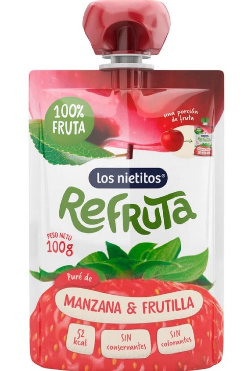 REFRUTA LOS NIETITOS 100G FRUTILLA/MANZANA 