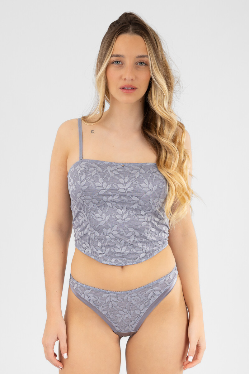 Corset strapless lavanda Lavander