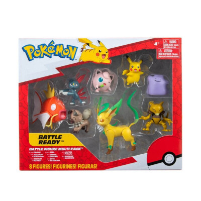 Figuras de Batalla 8 personajes Battle Ready Pokemón Figuras de Batalla 8 personajes Battle Ready Pokemón