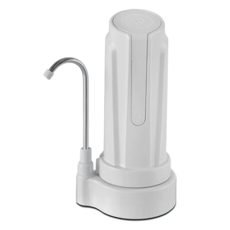 Purificador de agua Dvigi Aqua sobre mesada Blanco