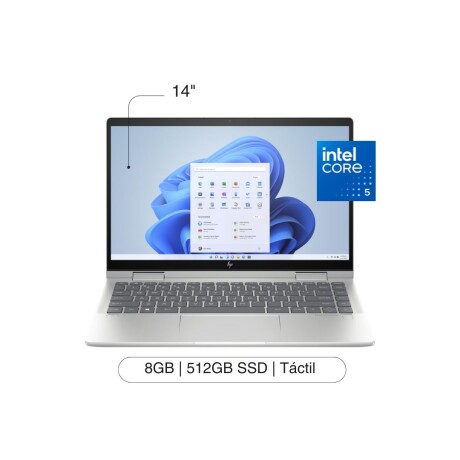 Notebook HP Envy 14-ES1013 14' FHD Touch 512GB / 8GB RAM Core 5-120U Notebook HP Envy 14-ES1013 14' FHD Touch 512GB / 8GB RAM Core 5-120U