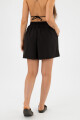 Short mirlo liso Negro