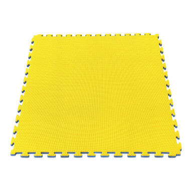 Piso Goma Eva Tatami Encastrable 1m x 1m x 2cm Randers Azul/Amarillo