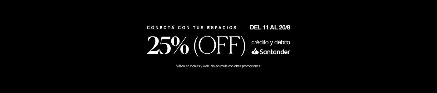 25% OFF SANTANDER EXTERIOR