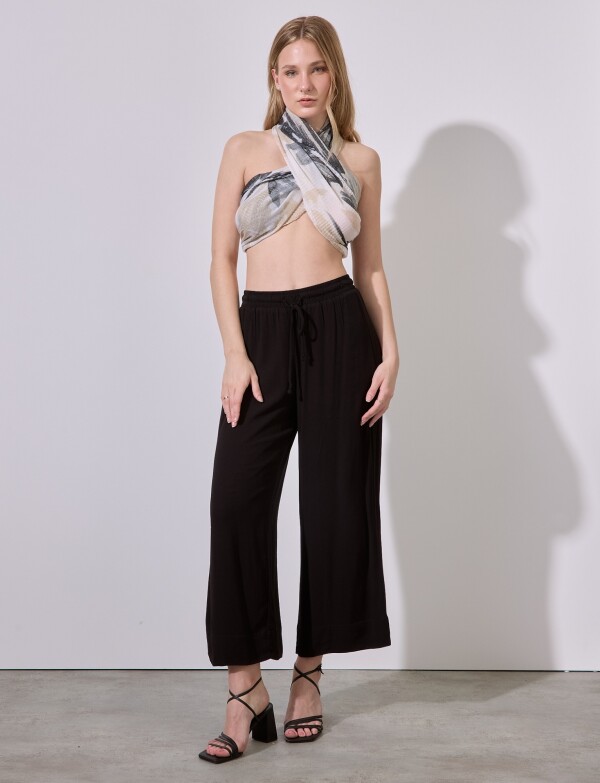 Pantalon Gasa Bambula NEGRO