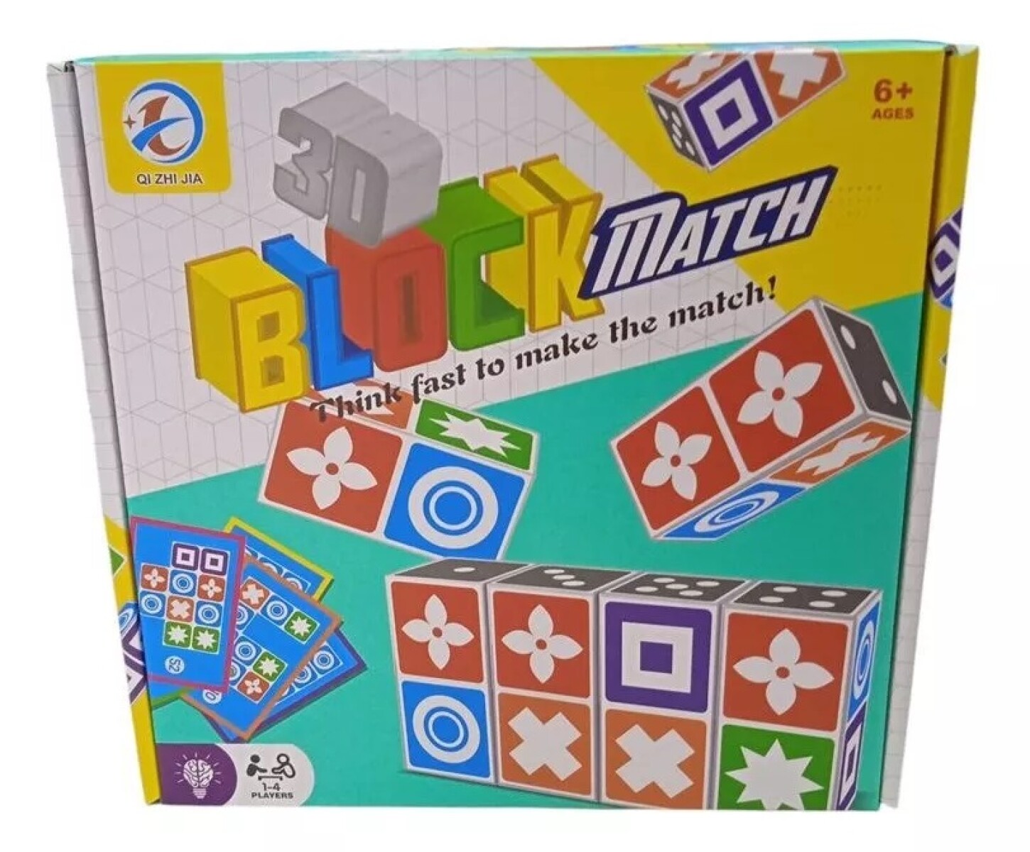 Juego Cartas Bloques 3d 