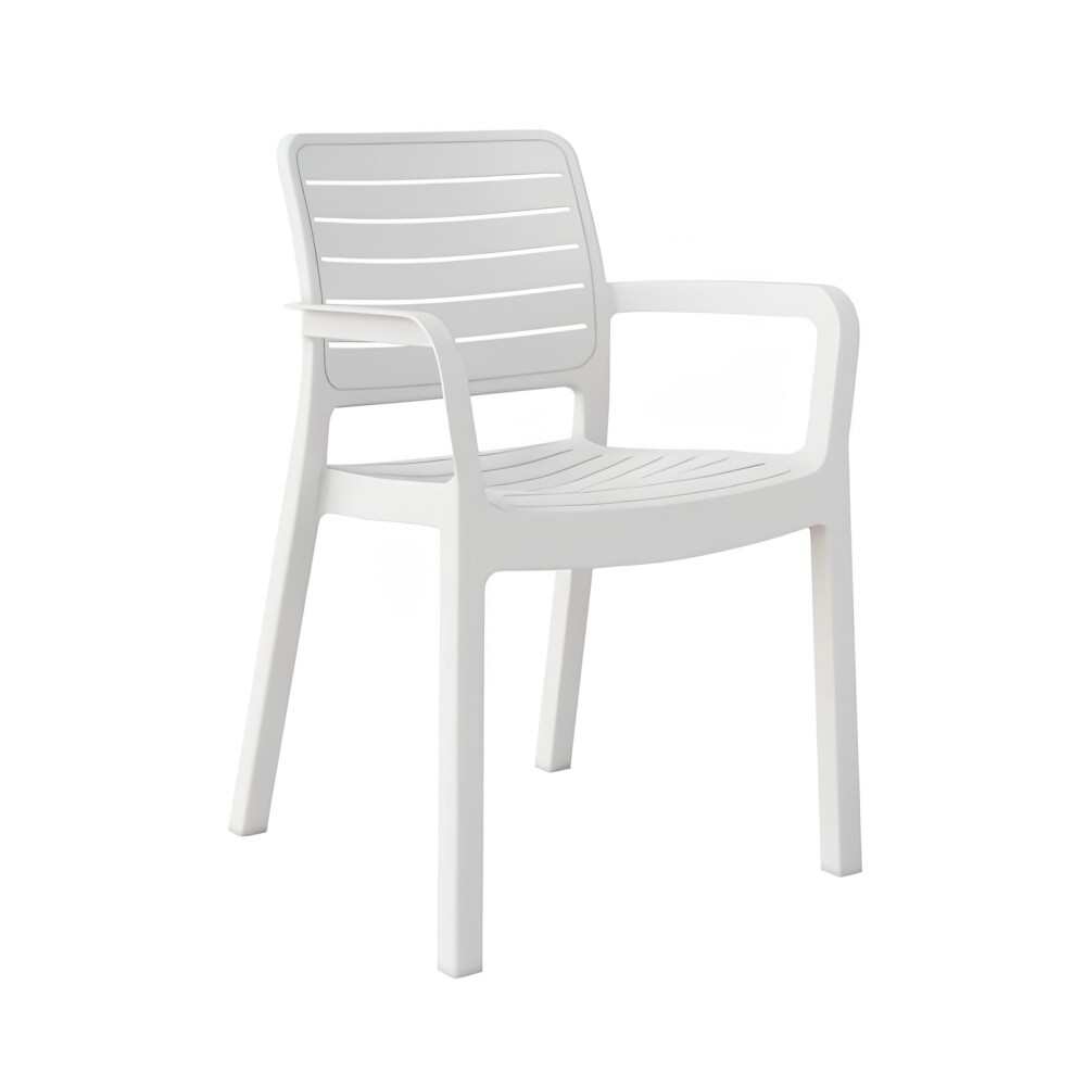 Silla de Exterior Miami Blanco Mate