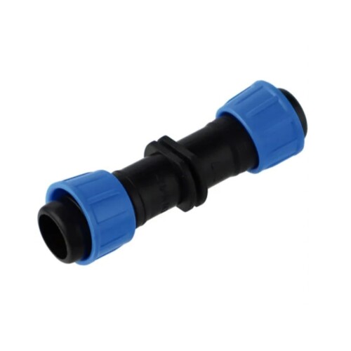 Unión para cinta de riego 17 mm Unión para cinta de riego 17 mm