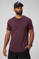 Polo Manga Corta The 24-7 Tee Curved Hem Hombre Oxblood