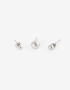 Aros Sets De metal Set De Aros De Metal - Plateado