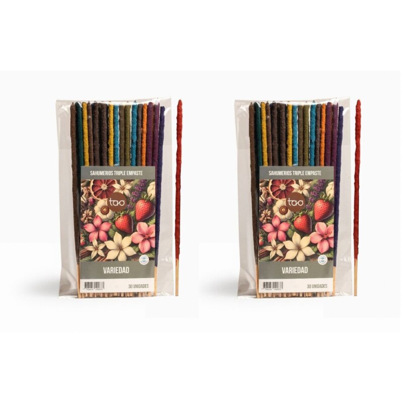 INCIENSO TAO TRIPLE EMPASTE SAGRADA MADRE - 2 PACK X30 Surtida