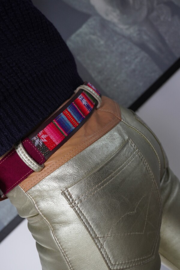 Handcrafted Belt Violeta