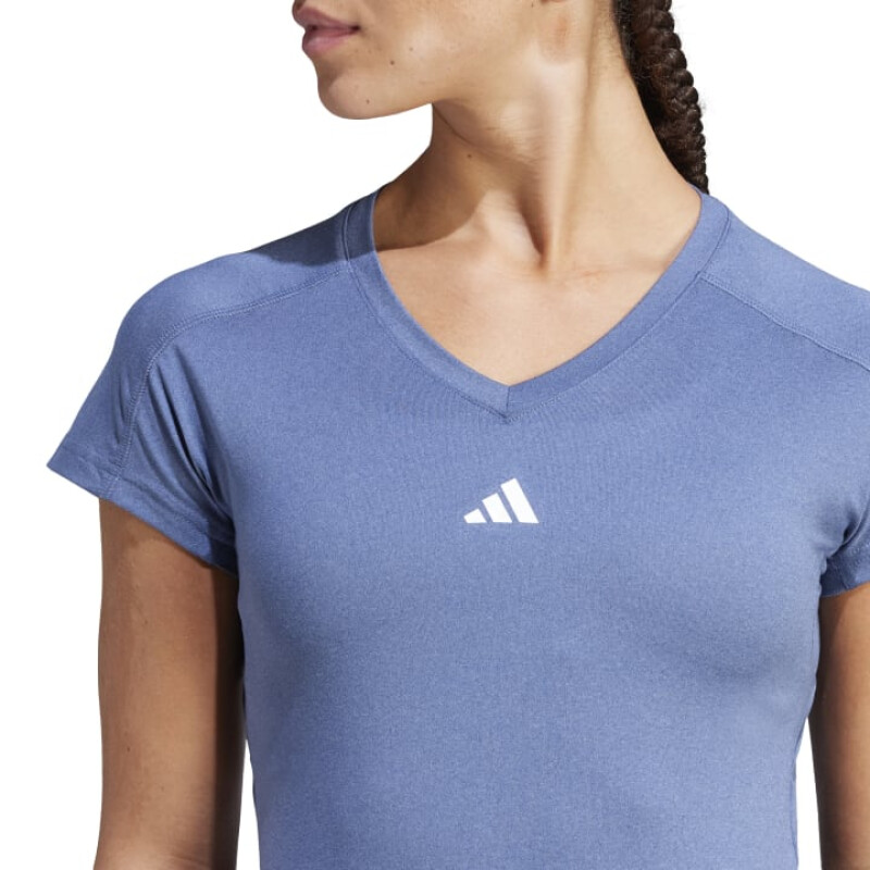 Remera Adidas Minimalist Aeroready de Mujer - IS3967 Azul