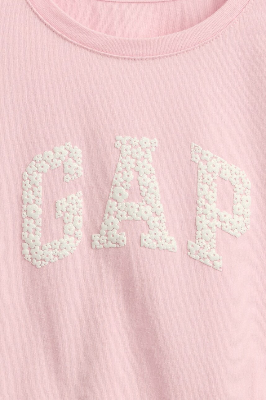 Remera Logo Gap Toddler Niña Rose Mist