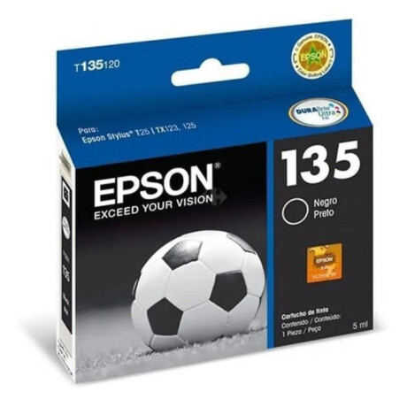 EPSON T135120 NEGRO T25/TX125/TX135W Epson T135120 Negro T25/tx125/tx135w