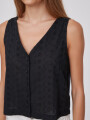 Musculosa Tasten Negro