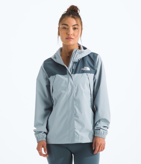Campera Impermeable Antora mujer Frost Grey/granite Grey