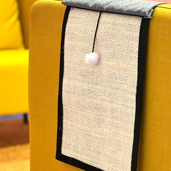 Rascador De Gato Para Proteger Sillón O Sofá Con Velcro Rascador De Gato Para Proteger Sillón O Sofá Con Velcro