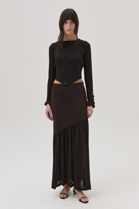 Falda Diane Chocolate