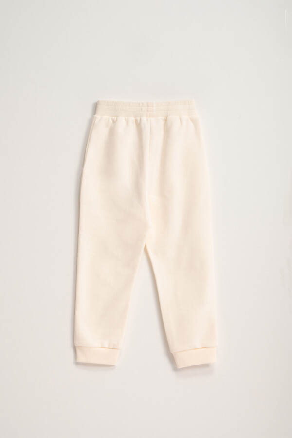 Pantalón jogger deportivo Crudo