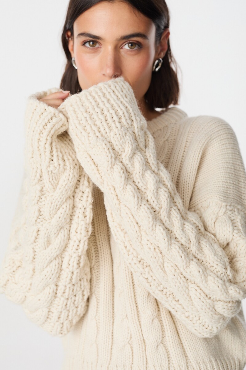 Sweater Sakura Crudo