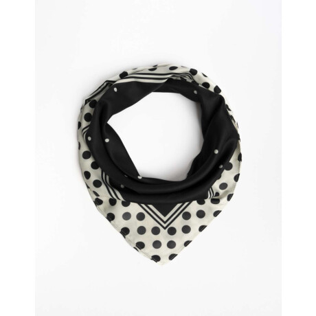 Pañuelo De Material Reciclado Estampado Lunares