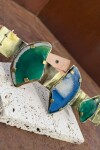 Multi Ágata Belt Verde / Azul