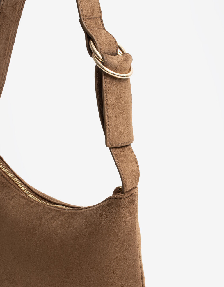 City City Con Argollas Laterales - Marron Medio