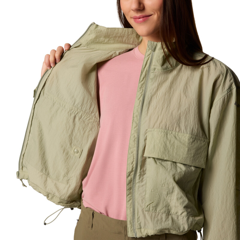 Campera Paracutie Cropped Cargo Mujer SAFARI